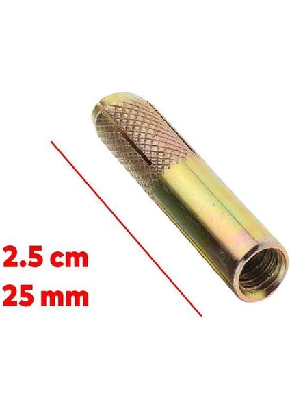 Çakma Çelik Dübel Iç Dişli Raf Iskele Montaj Bağlantı Monte Zemin Tavan Beton Asma Aparat M6 mm Dübe fiyatları