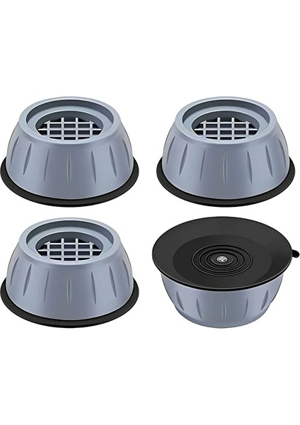 Masa Sabitleme 4lü Ayak Seti Kaydırmaz Stoper Güçlü Vantuz Pratik Çözümler Mutfak Banyo Güvenlik Gri fiyatları