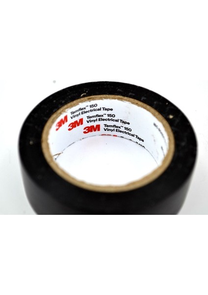 1 Adet Temflex Pvc Siyah Izole Bant Elektrik Bandı Elektrik Bandı Siyah fırsatları