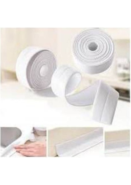Su Sızdırmaz Bant Mutfak Banyo Duvar Küvet Lavabo Kenar Bandı Ev Iş Ofis Sızdırmazlık Bantı Hızlı Ya