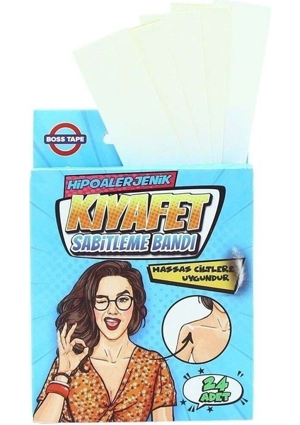 Kıyafet Sabitleme, Dekolte Kapama ve Vücut Bandı Biyouyumluluk Sertifikalı Tamir Bandı indirimleri