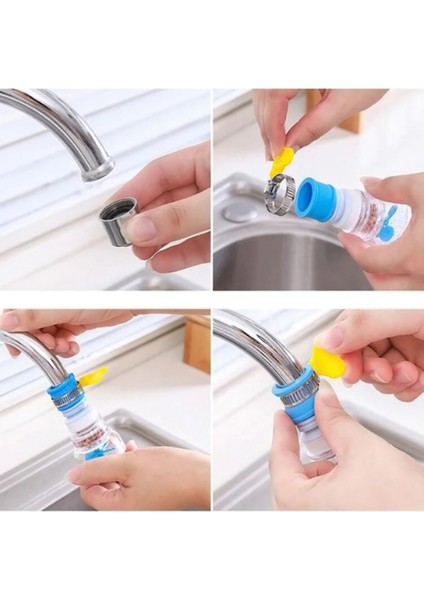 Su Tasarruflu Musluk Başlığı Aparatı Mutfak Batarya Ucu Aparat Boncuklu Perlatör 2 Yıl Renkli Su Tas
