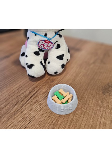 Zuru Kaka Yavruları Köpek - Kemik Üzerinde Kase