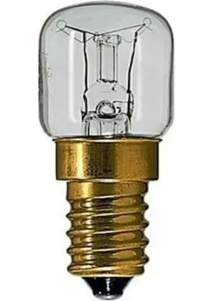Fırın Ampülü 15W E14 Duylu 300 Derece Sarı Işık E14 Halogen Ampul 15 Watt Var A'dan G'ye F Cn Beyaz