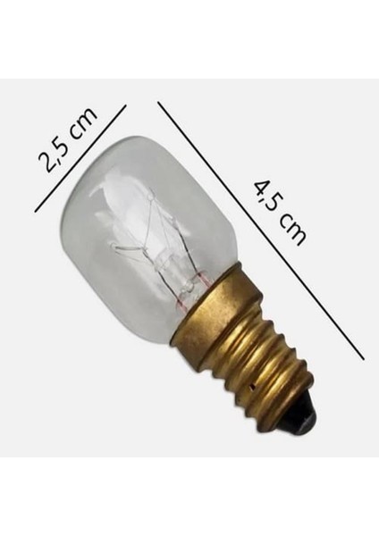 Fırın Ampülü 15W E14 Duylu 300 Derece Sarı Işık E14 Halogen Ampul 15 Watt Var A'dan G'ye F Cn Beyaz fiyatları