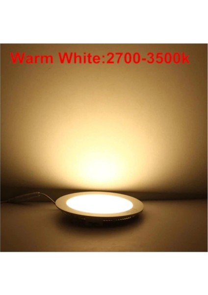 9W Yuvarlak LED Panel Spot 3500K fiyatları