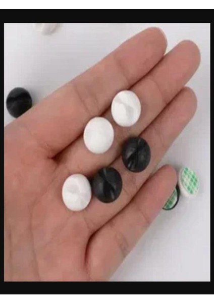 Kablo Sabitleyici Klips Organizer Kablo Düzenleyici Sabitleme Klipsi Dağınıklık Toparlayıcı Kablo Dü