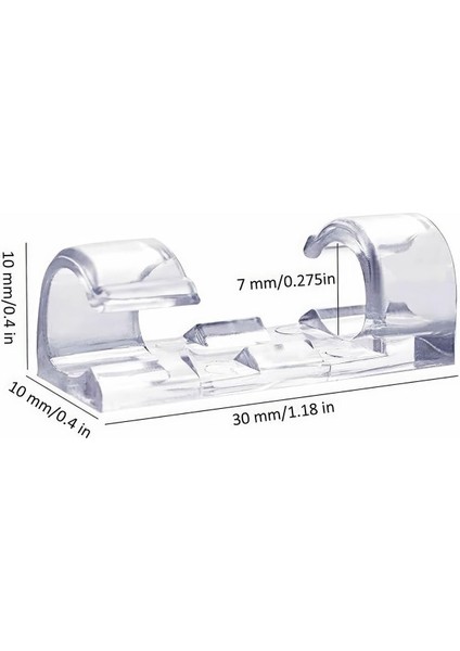 60 Adet Kablo Düzenleyici Klipsler Kablo Sabitleyici Duvar Fayans Cam Kablo Tutucu Yapışkanlı Klips indirimleri