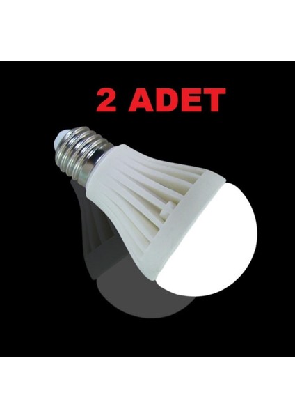 7W Enerji Tasarruflu LED Ampul ( 2 Adet ) Beyaz Işık LED Ampul 3 Watt Beyaz fiyatları