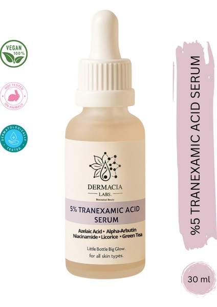 Aydınlatıcı, Leke Karşıtı, %5 Tranexamic Asit Serum 30 ml