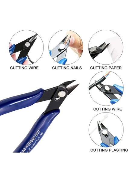 Elektronikçi Tip Mini Yan Keski Hassas Dip Tel Kesimler Için Model 170 Mini Elektronikçi Yankeski Cn fiyatları