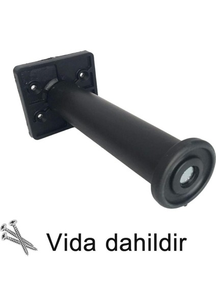 Modül Ayarlanabilir Destek Ayağı 15 x 23 cm Siyah Ayak Mobilya Kanepe Baza Koltuk Ünite Ayakları Siy indirimleri