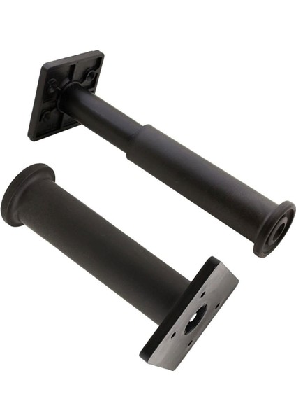 Modül Ayarlanabilir Destek Ayağı 15 x 23 cm Siyah Ayak Mobilya Kanepe Baza Koltuk Ünite Ayakları Siy