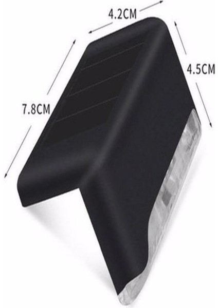 Lamba Solar LED Güneş Enerjili Merdiven Bahçe Teras Yol Lambası Bahçe Yol Aydınlatma Çift Yönlü fırsatları