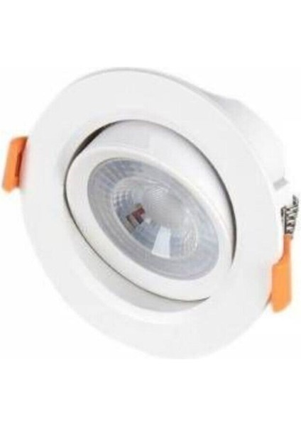 Ct 5204 Akik 5 Watt Beyaz Gövde Cob LED Armatür Lamba Ampul Beyaz , Gün Işığı Spot Lamba Gün Işığı G modelleri
