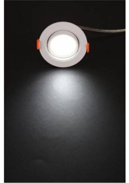 Ct 5204 Akik 5 Watt Beyaz Gövde Cob LED Armatür Lamba Ampul Beyaz , Gün Işığı Spot Lamba Gün Işığı G fırsatları