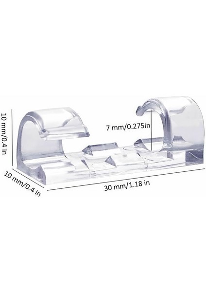 40 Adet Kablo Düzenleyici Klipsler Kablo Sabitleyici Duvar Fayans Cam Kablo Tutucu Yapışkanlı Klips indirimleri