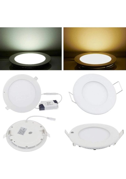 9 Watt Sıvaaltı (Gömme) LED Panel-Spot Lamba Armatür Beyaz LED 9 Watt