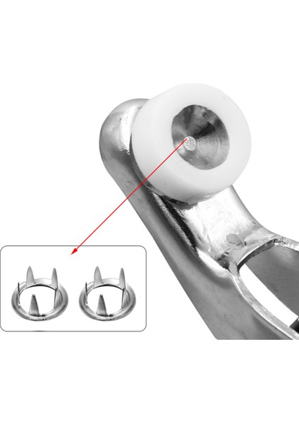 Metal Çıtçıt Düğme Pensesi- 100 Adet Çıtçıt Düğmesi Seti-Metal Düğme Yapma Pensesi ve Düğmesi Cn indirimleri