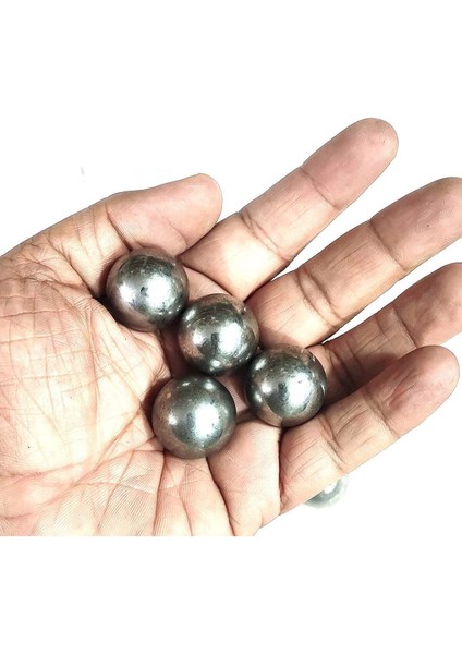 5 Adet 25MM Çelik Bilya - Çok Amaçlı Bilye - Tane Demir Misket Rulman Metal