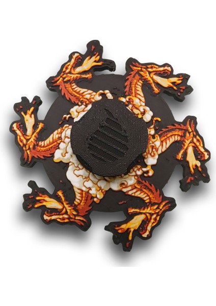 Dragon Zoetrope Spinner (Açıklama Açıklama) (Özelleştirilebilir Tasarım) modelleri