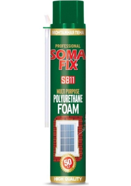 Soma Fix S811 Profesyonel Çok Amaçlı Poliüretan Köpük 750 ml