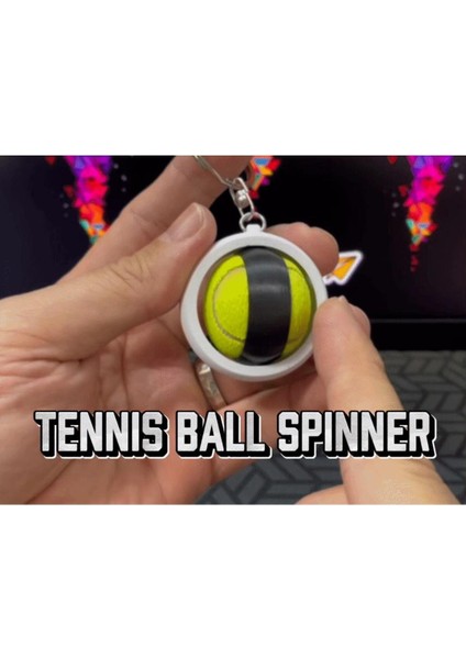 Tenis Ball Fidget Spinner (Özelleştirilebilir Tasarım)