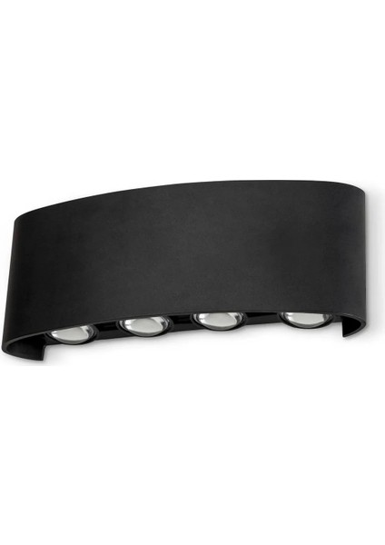 LED Aplik Aydınlatma Çift Taraflı LED Dekoratif Duvar Aplik 4+4 Suya Dayanıklı LED Aplik Tekli Gün I