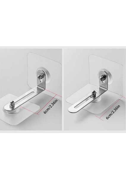 3 Adet Şeffaf Mobilya Sabitleme Tutma Dolap Eşya Sabitleyici Kilit Özellikli Yapışkanlı Tutucu Mobil fırsatları