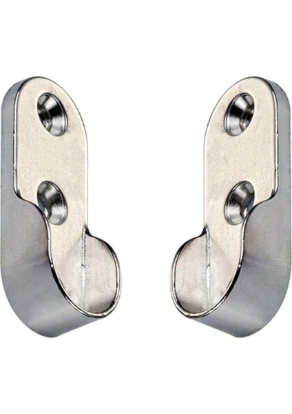 Boru Askı Flanşı Krom Oval Dolap Elbise Askı Aparatı (2 Adet) Dolap Içi Düzenleyiciler Ekru Tr fırsatları