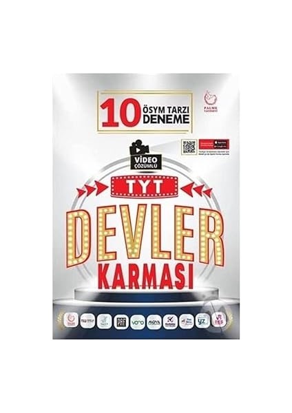 Palme Tyt Devler Karması 10 Deneme Sınavı + Yapışkanlı Not Kağıdı