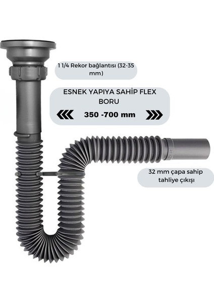 Desiphon Körüklü Lavabo Sifonu Lüks Körüklü Lavabo Evye Sifonu Lavabo Sifonu Lavabo Sifonu Sifon Lav fırsatları