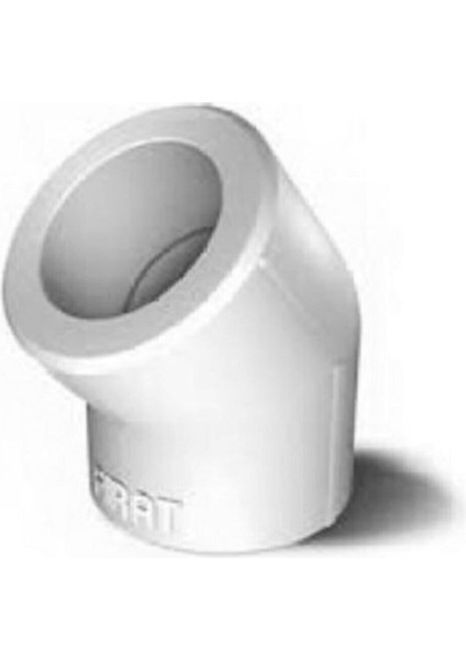 Pprc 25MM Açık Beyaz Dirsek 10'lu Paket