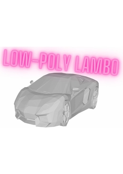 Düşük Poli Lambo