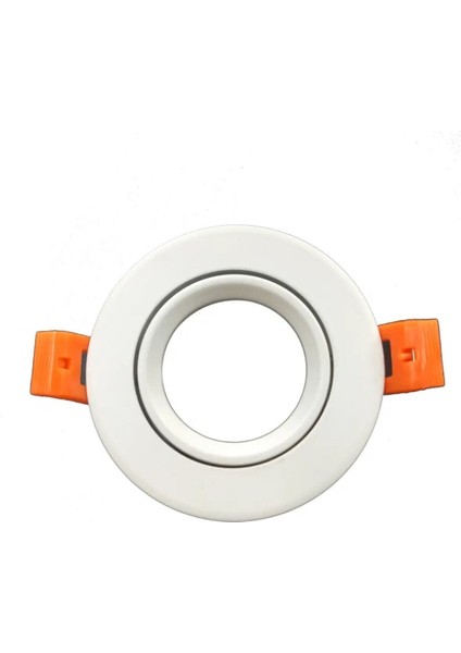 Dekoratif Tekli Jaguar Spot Kasası - Beyaz Kasa - Yuvarlak - Sıva Altı - CT-5040 Yok GU10 0 Watt modelleri