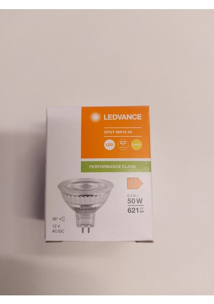 12V 6.5W 3000K Sarı Işık MR16 Iğne Bacak LED Spot Ampul 621 Lm F Enerji Tüketimi (Trafo Ile Çalışır) modelleri