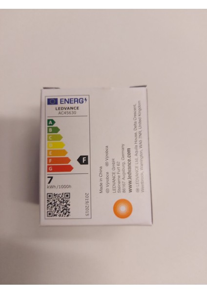 12V 6.5W 3000K Sarı Işık MR16 Iğne Bacak LED Spot Ampul 621 Lm F Enerji Tüketimi (Trafo Ile Çalışır) fırsatları