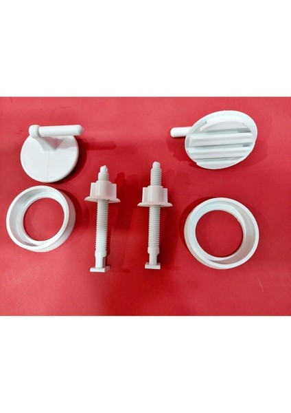 Plastik Ayarlı Klozet Kapağı Montaj Vidası Seti /altdan Sıkmalı fiyatları