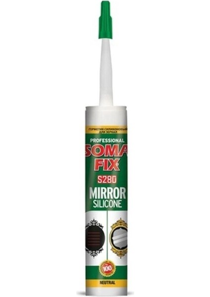 Ayna Silikonu Şeffaf 280 ml Ayna Yapıştırma Için Özel