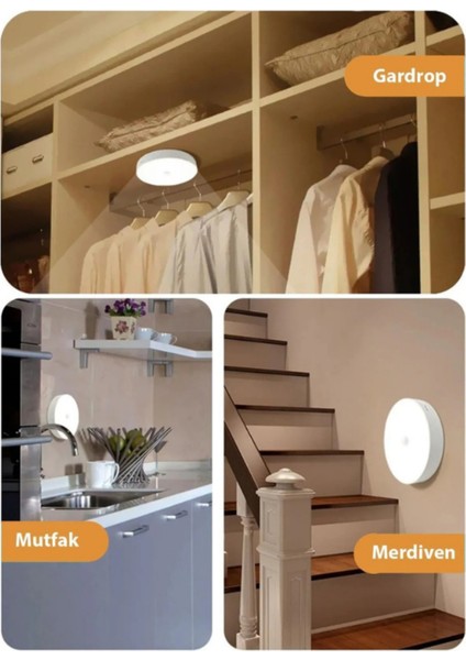 Hareket Sensörlü USB Şarjlı Beyaz LED Işık Lamba (Sensörlü) Yok Beyaz Işık Yok 10 Watt E A'dan G'ye fiyatları