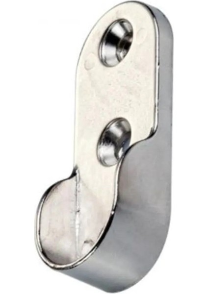 Boru Askı Flanşı Krom Oval Dolap Elbise Askı Aparatı (2 Adet) 6 Adet Vida Mobilya Bağlantı Elemanlar modelleri