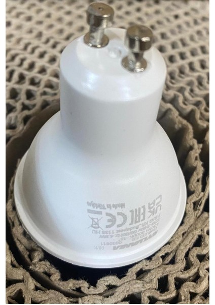 Sylvania 3000 K GU10DUY 4.9 Watt LED Ampul Tekli Sarı Işık GU10 LED Ampul 5 Watt Yok A'dan G'ye F 72 indirimleri