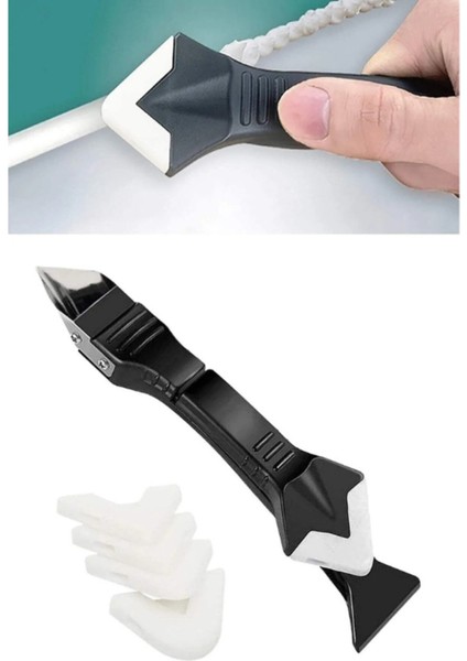 Derz Kazıyıcı ve Silikon Çekme Aparatı 5 Başlıklı Siyah Tr fırsatları