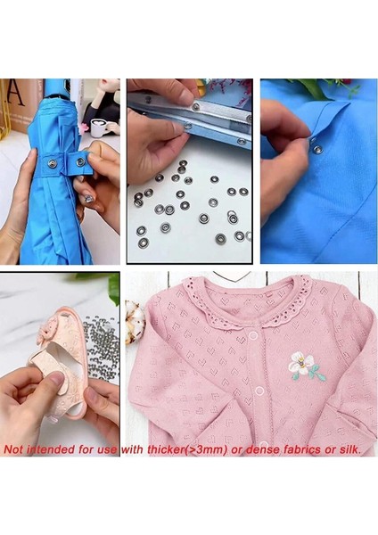 Çelik Çıt Çıtlı Düğme Pensesi ve Düğme Aparatları 200 Parça Elbise ve Kıyafet Çıt Çıt Düğme Aparatı fiyatları