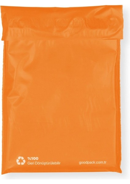 Cepsiz Turuncu Kargo Poşeti 18X25+5 cm - 100 Adet 1.5 x 5 fiyatları