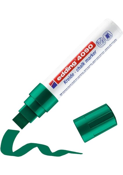 Cam Kalemi Ayna Kalemi Yazı Tahtası Kalemi Kalın Uçlu Yeşil Mağaza Camı Kalemi Likit T