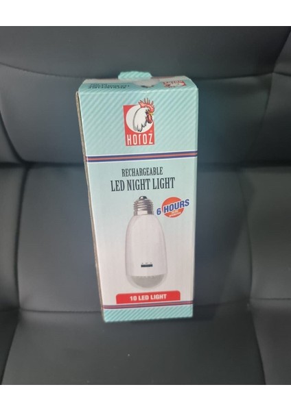 4W E27 Şarjlı Beyaz LED Ampul Beyaz Işık E27 LED Ampul 12 Watt Yok