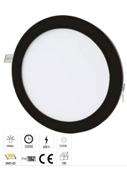 Ct 5129 LED Spot 18W 3200K Gün Işığı Yok Sarı Işık Yok 18 W modelleri