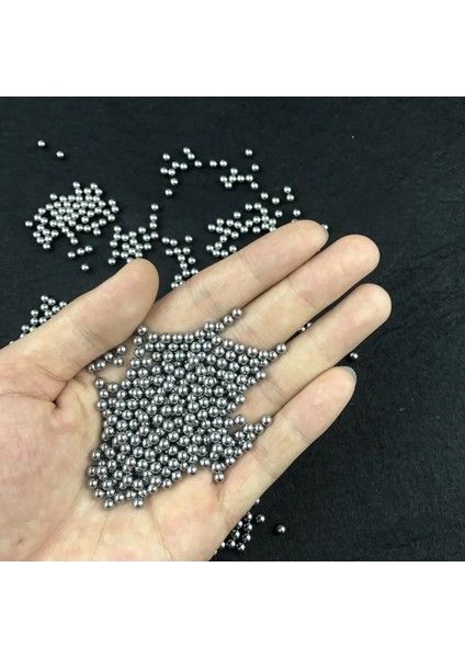 100 Adet 4mm Çelik Bilya, Çok Amaçlı Bilye, Tane Demir Misket Rulman Metal
