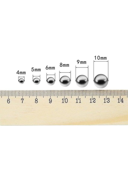 100 Adet 4mm Çelik Bilya, Çok Amaçlı Bilye, Tane Demir Misket Rulman Metal fiyatları